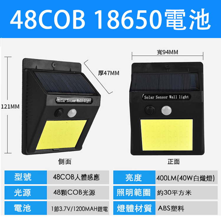 熱賣 【全台爆款】太陽能感應LED壁燈 人體感應光控 戶外防水 節能家用庭院感應壁燈!